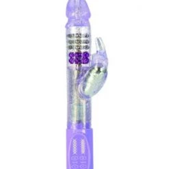 Cal Exotics Thrusting Jack Rabbit - Purple - 11.2 Inch