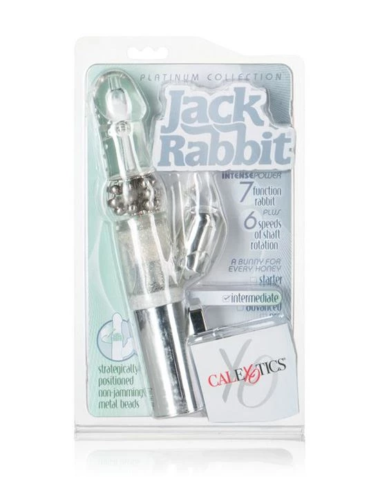 Cal Exotics Platinum Collection Jack Rabbit - Silver - Image 3