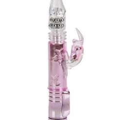 Cal Exotics Thrusting Orgasm Thrusting Bunny - Pink - 10.7 Inch