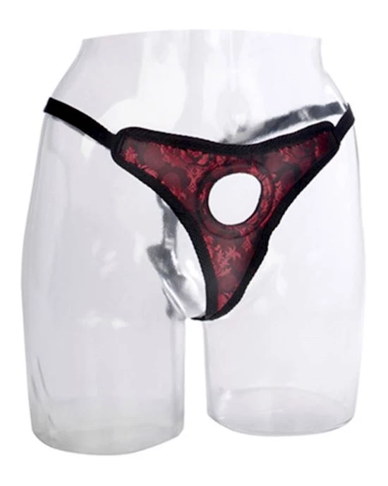 Scandal Thong Harness - Red