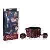 Scandal Corset With Cuffs - Red - O/s