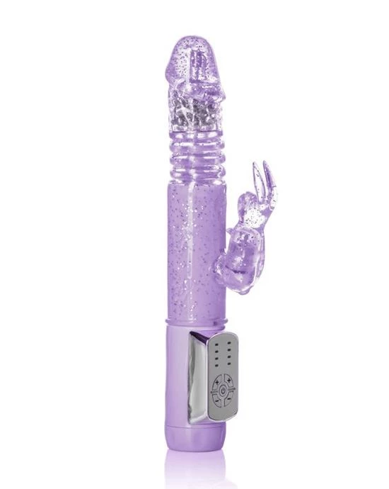 Cal Exotics Petite Thrusting Jack Rabbit - Purple