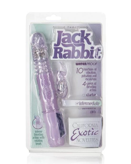 Cal Exotics Petite Thrusting Jack Rabbit - Purple - Image 3