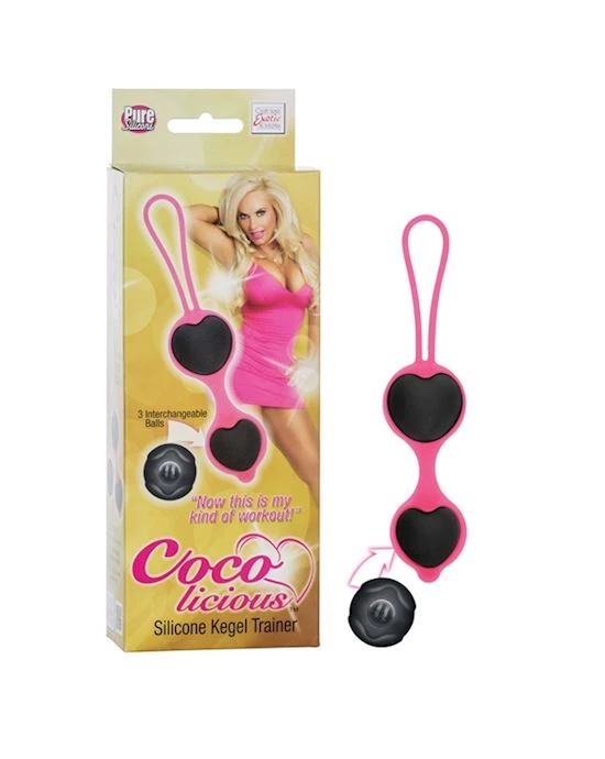Cal Exotics Coco Licious Silicone Kegel Trainer - Black - Image 2