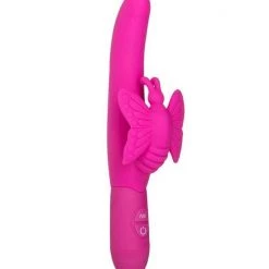 Cal Exotics Posh 10-function Silicone Fluttering Butterfly - Pink