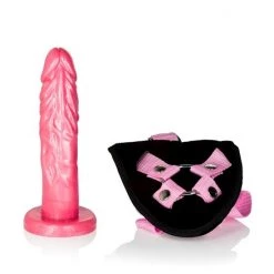 Cal Exotics Shanes World Harness With Stud - Pink