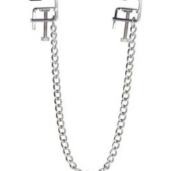 Cal Exotics Nipple Play Padded Vises - Silver