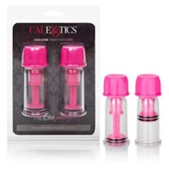 Cal Exotics Nipple Play Vacuum Twist Suckers Pink