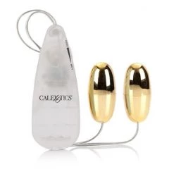 Cal Exotics Pocket Exotics Vibrating Double Gold Bullets - Gold