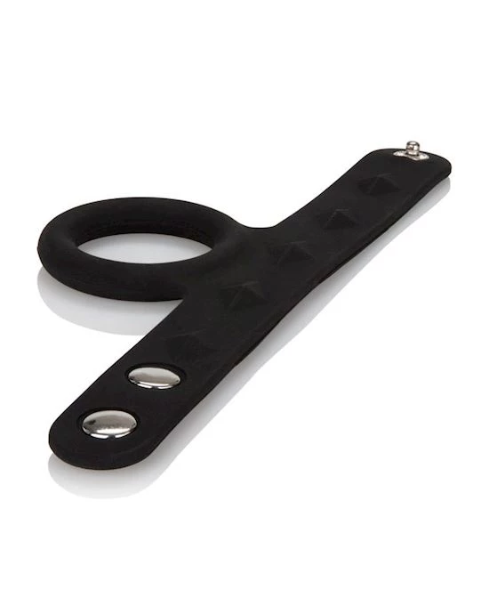 Cal Exotics Silicone Tri-snap Scrotum Support Ring Large - Large - Image 2