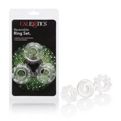 Cal Exotics Reversible Ring Set Clear - Clear