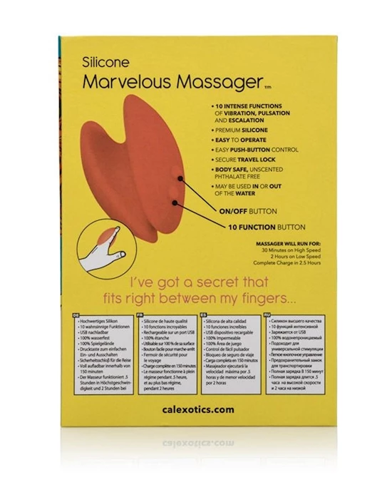 Cal Exotics Mini Marvels Silicone Marvelous Massager - Image 5