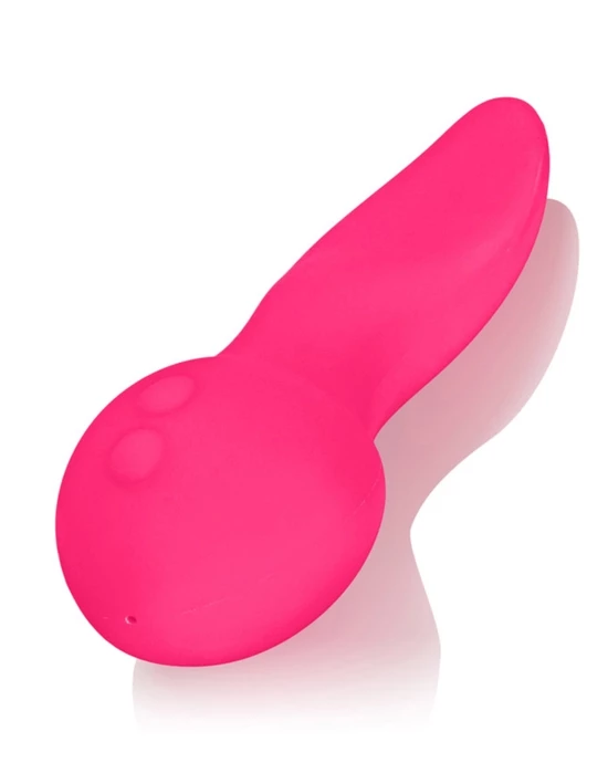 Cal Exotics Mini Marvels Silicone Marvelous Flicker - Pink - 5 Inch - Image 2