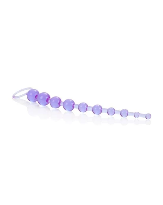 Cal Exotics X-10 Beads - Purple - Image 2
