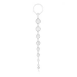 Cal Exotics Shanes World Anal 101 Intro Beads - Clear - 7.5 Inch
