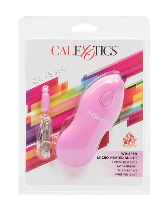 Cal Exotics Whisper Micro-heated Bullet - Pink - Image 3