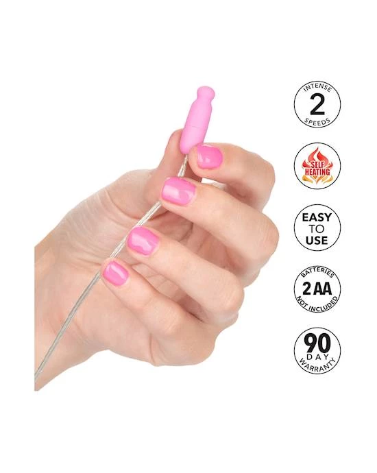 Cal Exotics Whisper Micro-heated Bullet - Pink - Image 4