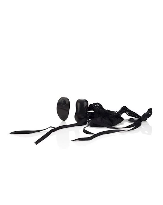 Cal Exotics Remote Control 10-function Little Panty Thong - Black