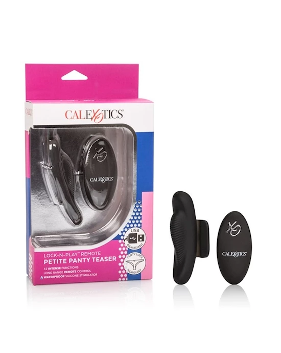 Cal Exotics Lock-n-play Remote Petite Panty Teaser - Black
