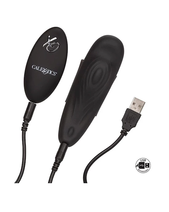 Cal Exotics Lock-n-play Remote Panty Teaser - Black - Image 6