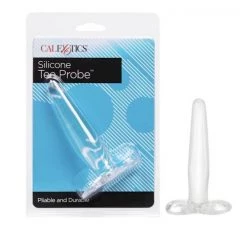Cal Exotics Silicone Tee Probe - Clear - 4.25 Inch