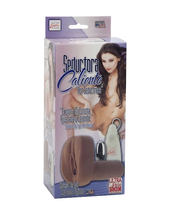Cal Exotics Seductora Caliente - Hot Seductress Masterbator - Brown - Image 5