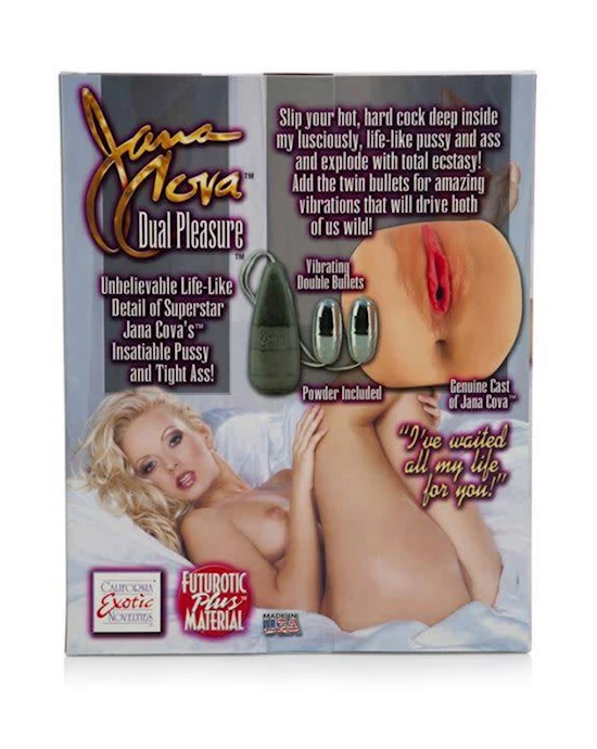 Cal Exotics Jana Cova Dual Pleasure Mastobator - Ivory - Image 6