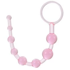 Cal Exotics Shane's World 101 Anal Beads - Pink - 7.5 Inch