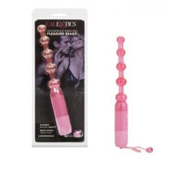 Cal Exotics Waterproof Vibrating Pleasure Beads - 4.5 Inch