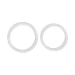 Cal Exotics Silicone Cock Rings - Clear