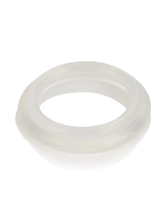 Cal Exotics Silicone Cock Rings - Clear - Image 4