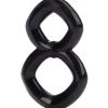 Cal Exotics Crazy 8 Cock Ring - Black