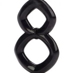 Cal Exotics Crazy 8 Cock Ring - Black