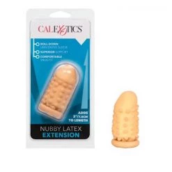 Cal Exotics Nubby Latex Extension - 3 Inch