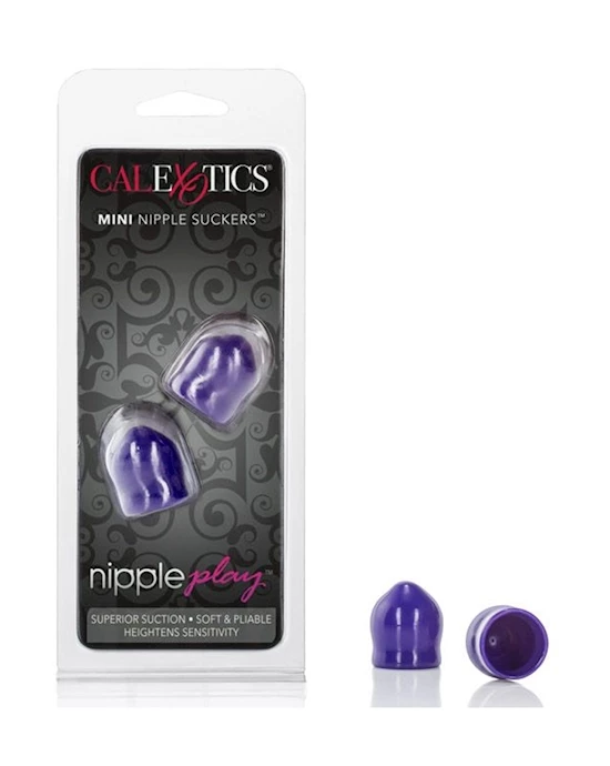 Cal Exotics Nipple Play Mini Nipple Suckers - Purple