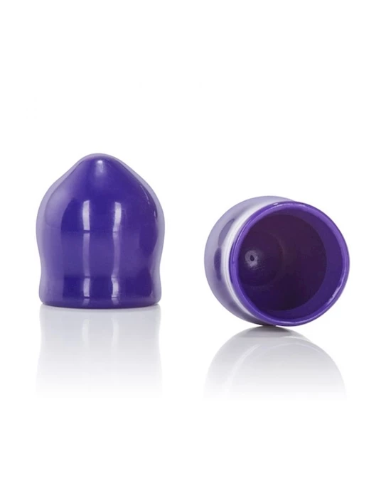 Cal Exotics Nipple Play Mini Nipple Suckers - Purple - Image 2