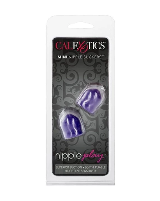 Cal Exotics Nipple Play Mini Nipple Suckers - Purple - Image 3