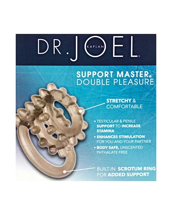 Dr Joel Kaplan Dr. Joel Kaplan Support Master Double Pleasure Cock Ring - Image 5