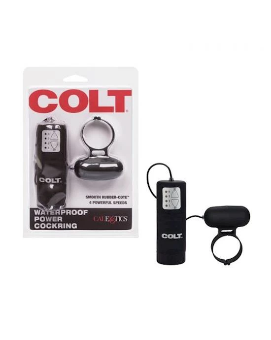 Colt Waterproof Power Cockring - Black - Image 3