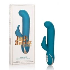 Cal Exotics Premium Jack Rabbit Come Hither - Teal - 5 Inch