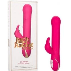 Cal Exotics Premium Jack Rabbit Beads - Pink - 5.5 Inch