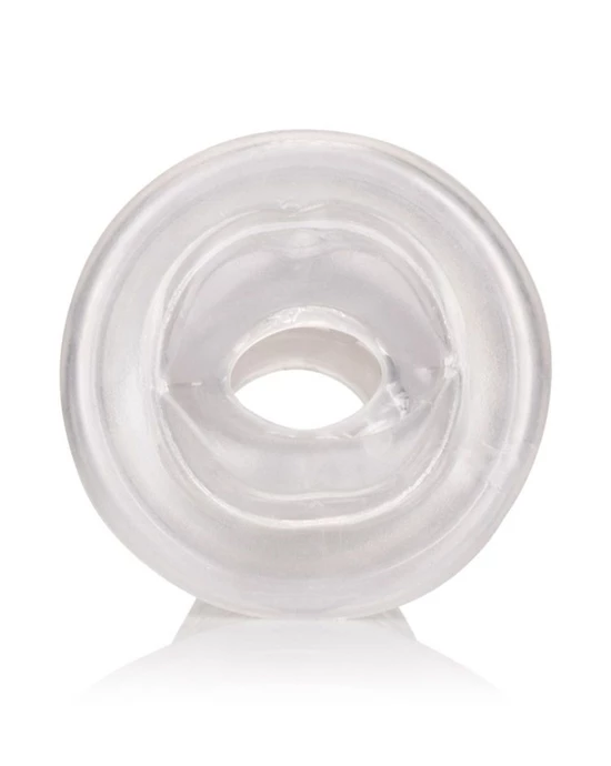 Cal Exotics Optimum Series Stroker Pump Sleeve - Mouth - Clear - Image 3