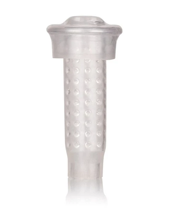 Cal Exotics Optimum Series Stroker Pump Sleeve - Mouth - Clear - Image 4