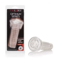 Cal Exotics Optimum Series Stroker Pump Sleeve Pussy - Clear