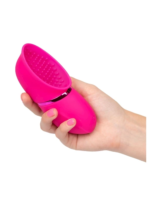 Cal Exotics Intimate Pump Rechargeable Full Coverage Pussy Pump - Pink - Image 6