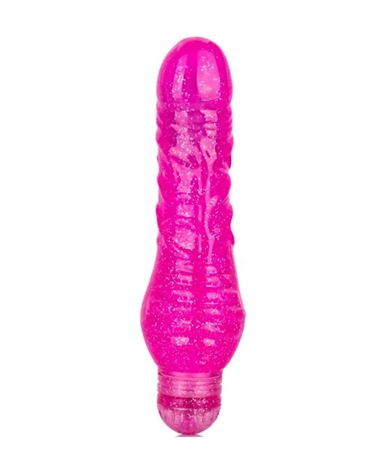Cal Exotics Sparkle Shimmer Stud - Purple - 6 Inch - Image 4