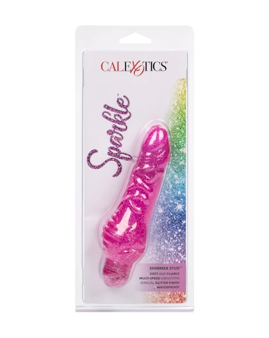 Cal Exotics Sparkle Shimmer Stud - Purple - 6 Inch - Image 8