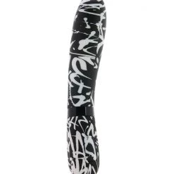 Cal Exotics Hype Wand Vibrator - Black / White - 4.75 Inch