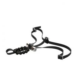 Cal Exotics Rechargeable Silicone Lover's Thong With Pleasure Beads - Black