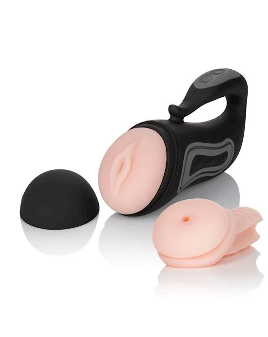 Cal Exotics Optimum Series Grip 'n' Stroke - Flesh